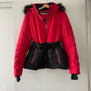 Red women’s Luhta ski jacket - great condition